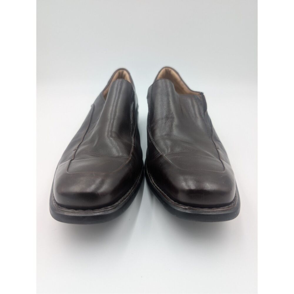 Johnston & Murphy Men's 11M Black Leather Slip-On Dress Shoes